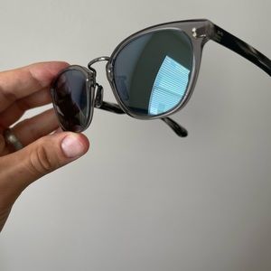 Oliver Peoples Lerner Mens Sunglasses Mirrored Lens OV536695  Vintage Glass